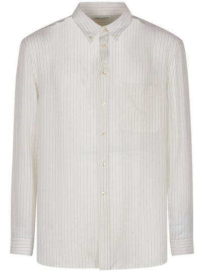 Long Sleeve Shirt 712700Y1I539782 P24 BEIGE GRIS NOIR - SAINT LAURENT - BALAAN 2