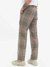 Tartan Check Tailored Pants Beige - BURBERRY - BALAAN.