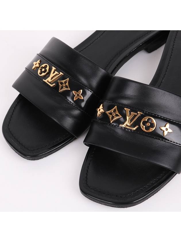 Black Revival Flat Mule 1A8W2A - LOUIS VUITTON - BALAAN 2