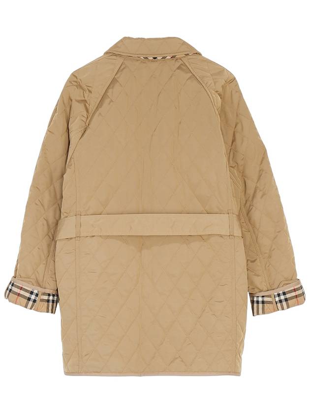 Women's Kemble Diamond Quilted Jacket Beige - BURBERRY - BALAAN 3