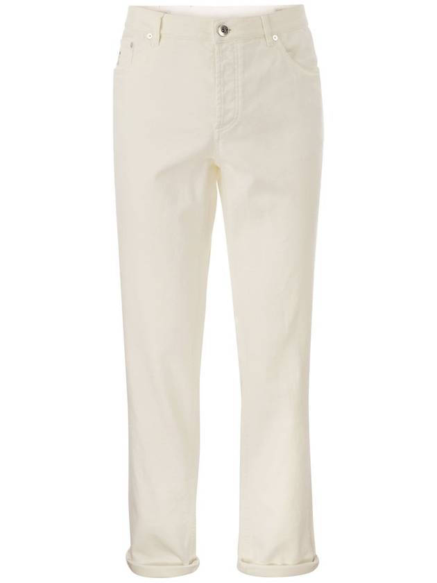 Dyed Denim Jeans White - BRUNELLO CUCINELLI - BALAAN 2