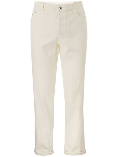 Dyed Denim Jeans White - BRUNELLO CUCINELLI - BALAAN 2