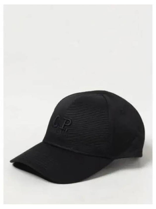 Embroidered Logo Ball Cap Black - CP COMPANY - BALAAN 2