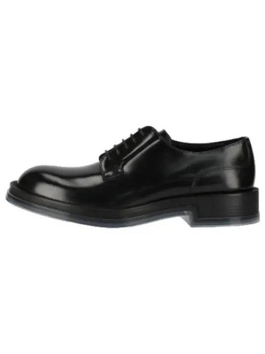 Float leather derby shoes black - ALEXANDER MCQUEEN - BALAAN 1