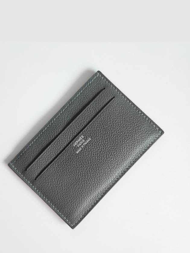 Citizen Twill Card Wallet Grey - HERMES - BALAAN 7