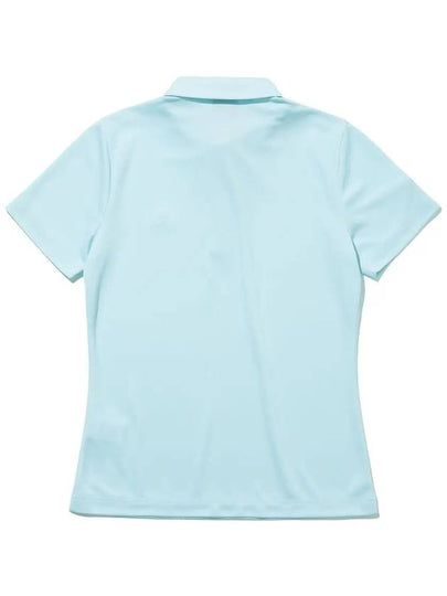 2ENIDUG embroidered collar short-sleeved T-shirt ICE BLUE - 20THHOLE - BALAAN 2