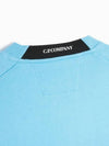 Diagonal Raised Fleece Sweatshirt Sky Blue - CP COMPANY - BALAAN 4