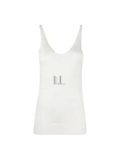 Scallop Wool Sleeveless White - CHLOE - BALAAN 2