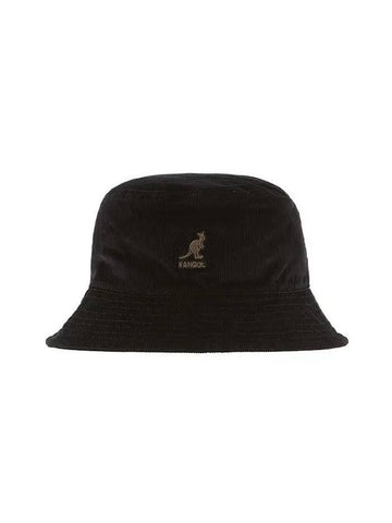 K4228HT BLACK code corduroy bucket hat - KANGOL - BALAAN 1