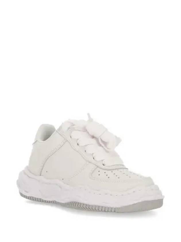 IDomestic shippingI 24 A07FW702 WHITE WAYNE leather low sneakers kr 218179 - MIHARA YASUHIRO - BALAAN 1