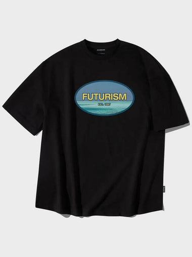 EL Futurism Overfit Short Sleeve T-Shirt Black - ELIMENO - BALAAN 1