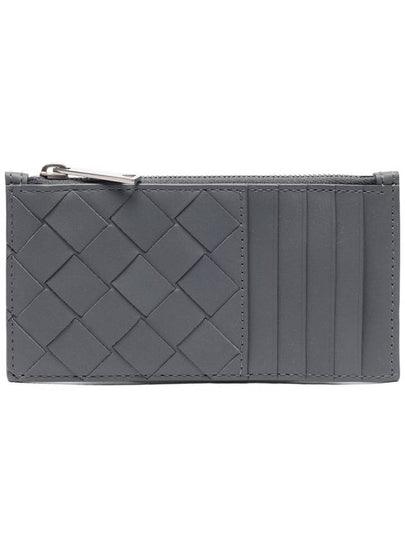 Intrecciato Zipper Card Wallet Thunder - BOTTEGA VENETA - BALAAN 2