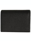 Vara Bow Gloss Flap Half Wallet Black - SALVATORE FERRAGAMO - BALAAN 3