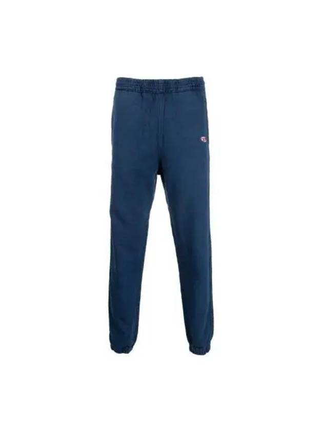 Men's D-Lab Logo Track Jeans Blue - DIESEL - BALAAN 2