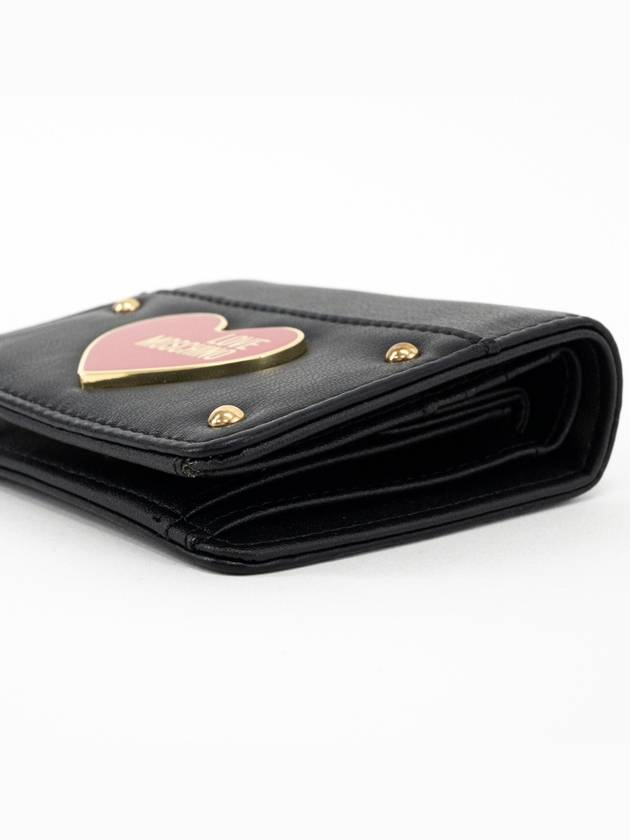 Love logo decoration two-fold wallet JC5628PP1ILN2 - MOSCHINO - BALAAN 6