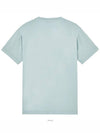 Logo Patch Cotton Short Sleeve T-Shirt Sky Blue - STONE ISLAND - BALAAN 3