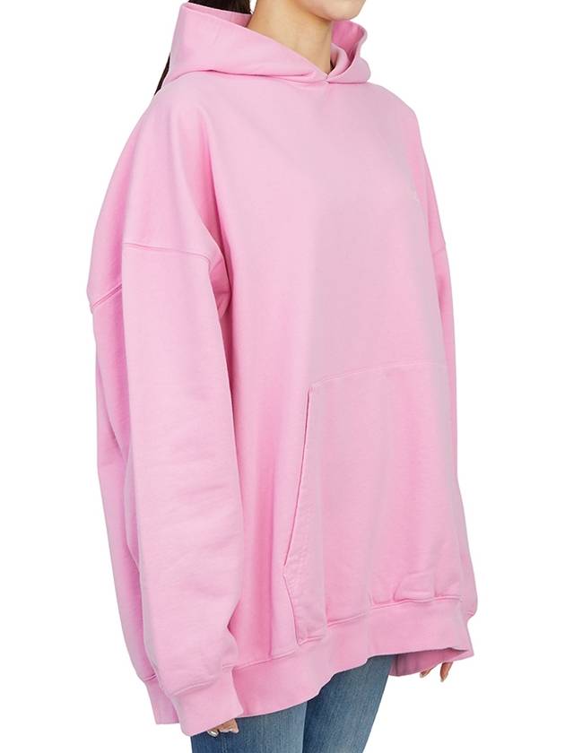 Logo Print Hoodie Pink - BALENCIAGA - BALAAN 4