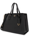 Chantal Medium Satchel 30F2G7CS2T BLACK Women's Tote and Shoulder Bag - MICHAEL KORS - BALAAN 2