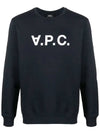 VPC Logo Crew Neck Sweatshirt Navy - A.P.C. - BALAAN 2