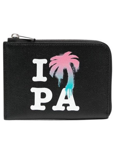 I Love PA Card Wallet Black - PALM ANGELS - BALAAN 2