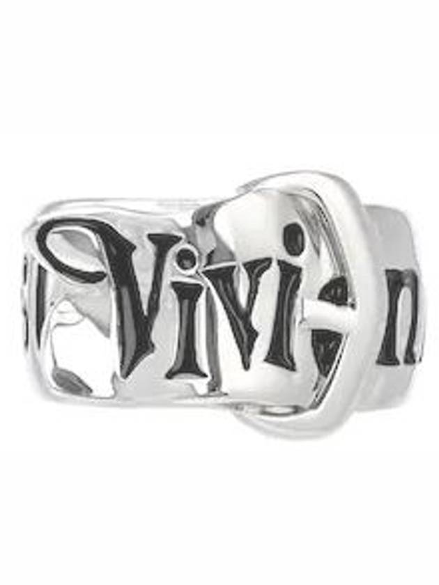 Belt Logo Ring Silver - VIVIENNE WESTWOOD - BALAAN 3