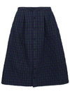 Diamond Quilted Tuck A-Line Skirt - ENGINEERED GARMENTS - BALAAN 1