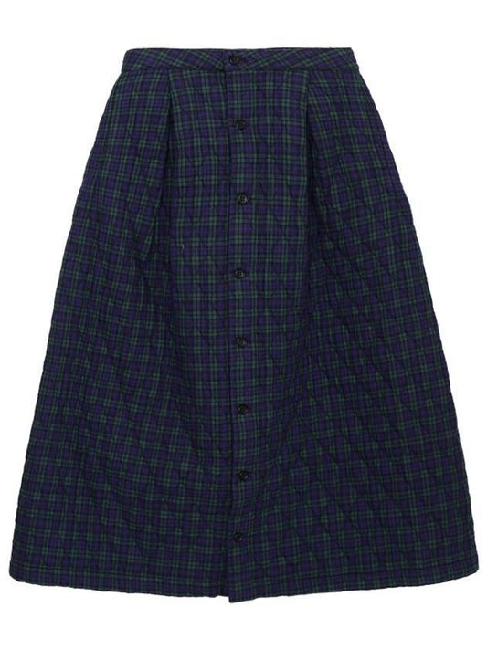 Diamond Quilted Tuck A-Line Skirt - ENGINEERED GARMENTS - BALAAN 1