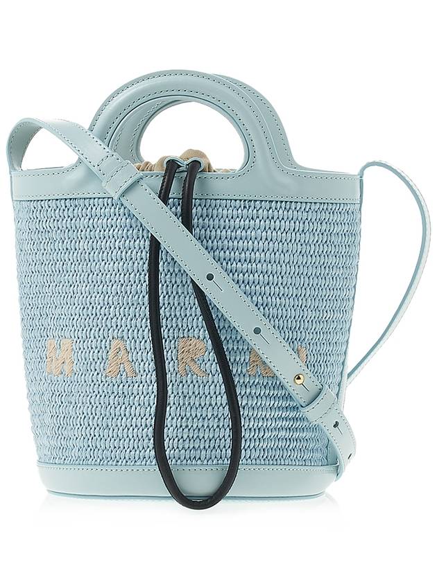 Tropicalia Small Bucket Bag Light Blue - MARNI - BALAAN 2