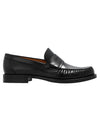 Signature Logo Loafers Black - SALVATORE FERRAGAMO - BALAAN 1