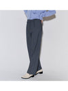 Button Point Wool Pintuck Wide Slacks Gray - OPENING SUNSHINE - BALAAN 3