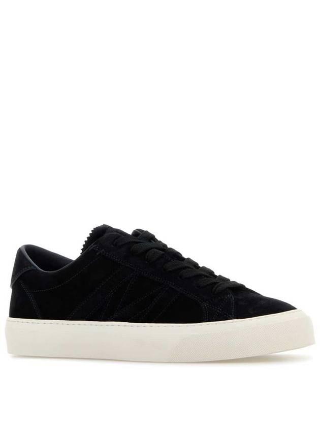 Monaco2 Low-Top Sneakers Dark Blue - MONCLER - BALAAN 3