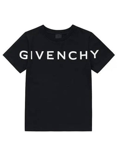 H25447 09B Star Logo Junior Short Sleeve T Shirt 1140724 - GIVENCHY - BALAAN 1