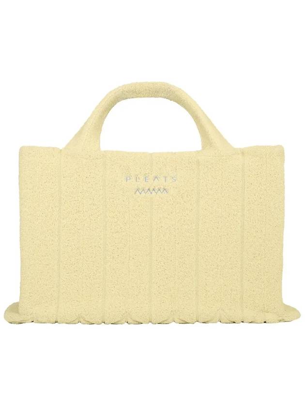 Poodle oversized tote bag ivory - PLEATSMAMA - BALAAN 1