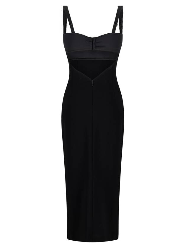 bustier style sleeveless midi dress F6DBXTFUGKF - DOLCE&GABBANA - BALAAN 3