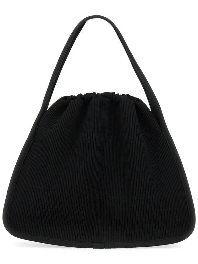 Ryan Rib Knit Large Tote Bag Black - ALEXANDER WANG - BALAAN 4