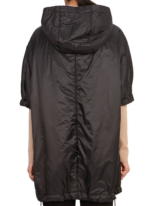 Greenca Padding Cape Black - MAX MARA - BALAAN 7