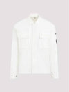 Gabardine Long Sleeve Shirt White - CP COMPANY - BALAAN 2