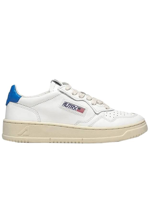 Men's Medalist Leather Low Top Sneakers White - AUTRY - BALAAN 1