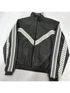 L LV Men s Tailored Damier Leather Track Blouson Jacket Gray - LOUIS VUITTON - BALAAN 7