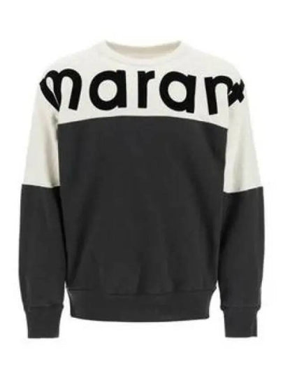 Howley Two Tone Logo Sweatshirt Faded Black - ISABEL MARANT - BALAAN 2