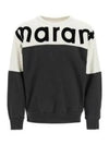 Howley Two Tone Logo Sweatshirt Faded Black - ISABEL MARANT - BALAAN 2