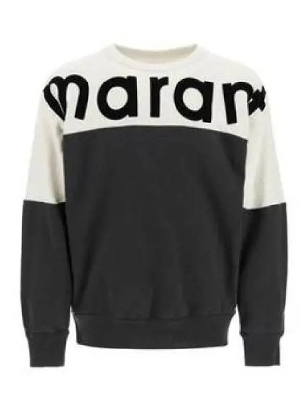 Howley Two Tone Logo Sweatshirt Faded Black - ISABEL MARANT - BALAAN 2