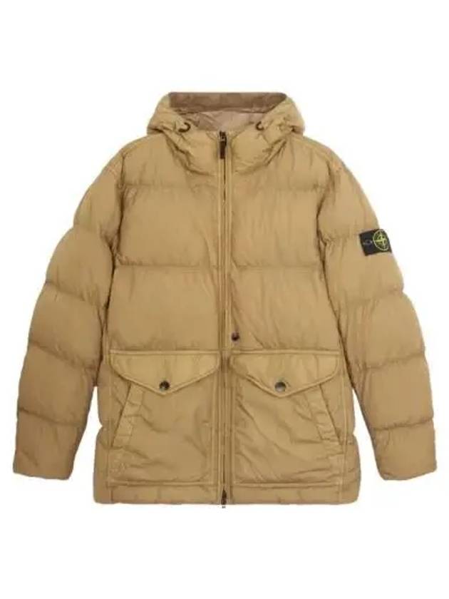 Crinkle Reps Re-Nylon Down Padding Beige - STONE ISLAND - BALAAN 2