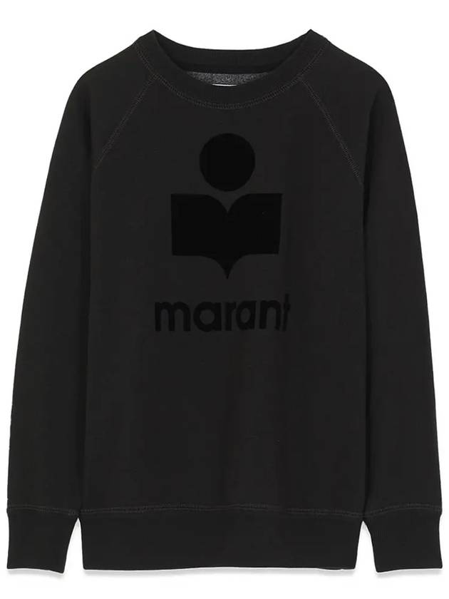 Milly Logo Sweatshirt Faded Black - ISABEL MARANT - BALAAN 2