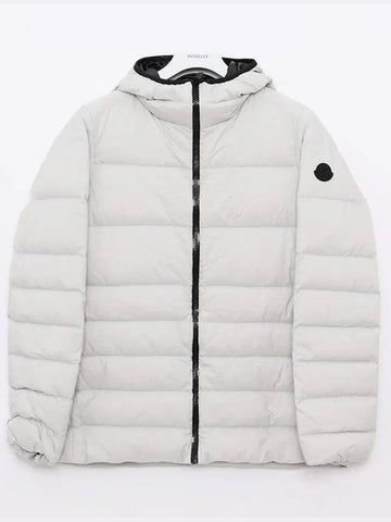 PLUVIS patch logo hooded padded women s jacket 1A00022 595FD 91Q - MONCLER - BALAAN 1