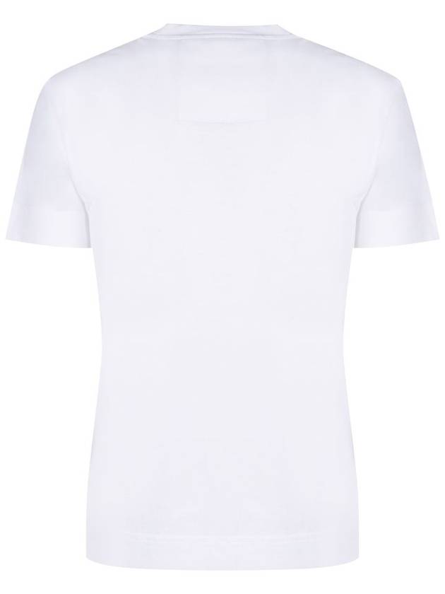 Embroidered Logo Cotton Short Sleeve T-Shirt White - GIVENCHY - BALAAN 3