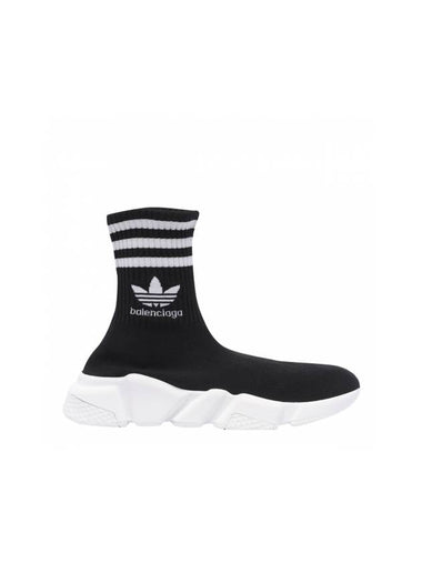 Adidas Speed High Top Sneakers Black - BALENCIAGA - BALAAN 1