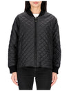 Maya Quilded Bomber Jacket Black - MAX MARA - BALAAN 3