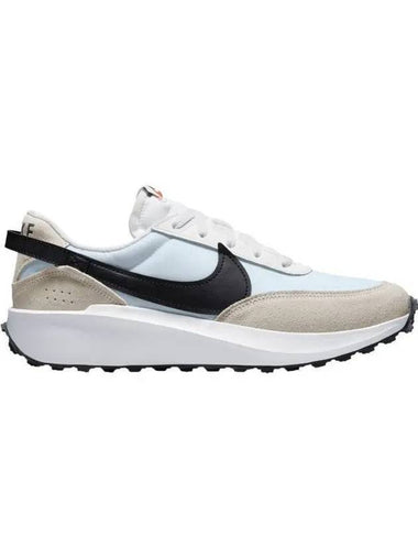 Waffle Debut Low Top Sneakers Summit White Black - NIKE - BALAAN 1