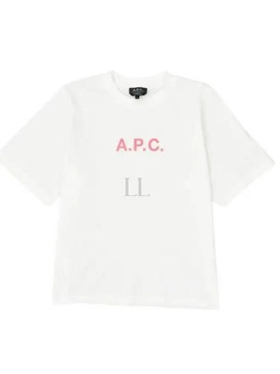 Mae Pique Mesh Short Sleeve T-Shirt White - A.P.C. - BALAAN 2